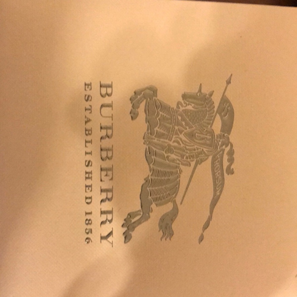 Mens black ceramic Burberry watch